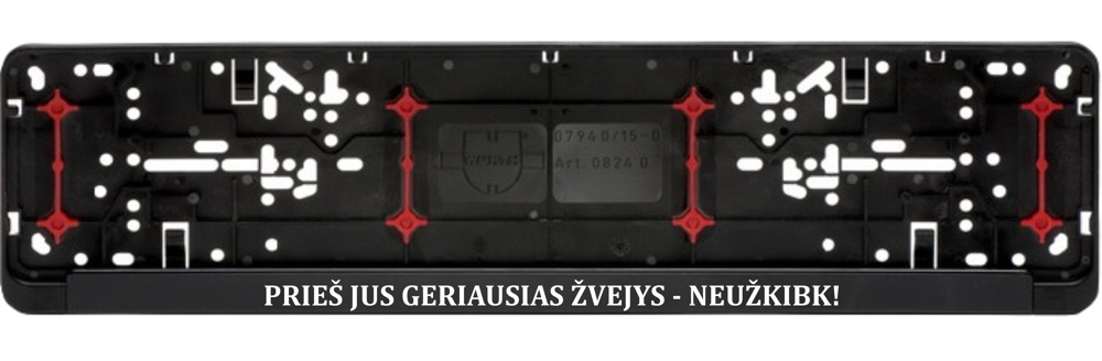 VALSTYBINIŲ NUMERIŲ RĖMELIAI „PRIEŠ JUS GERIAUSIAS ŽVEJYS - NEUŽKIBK!“