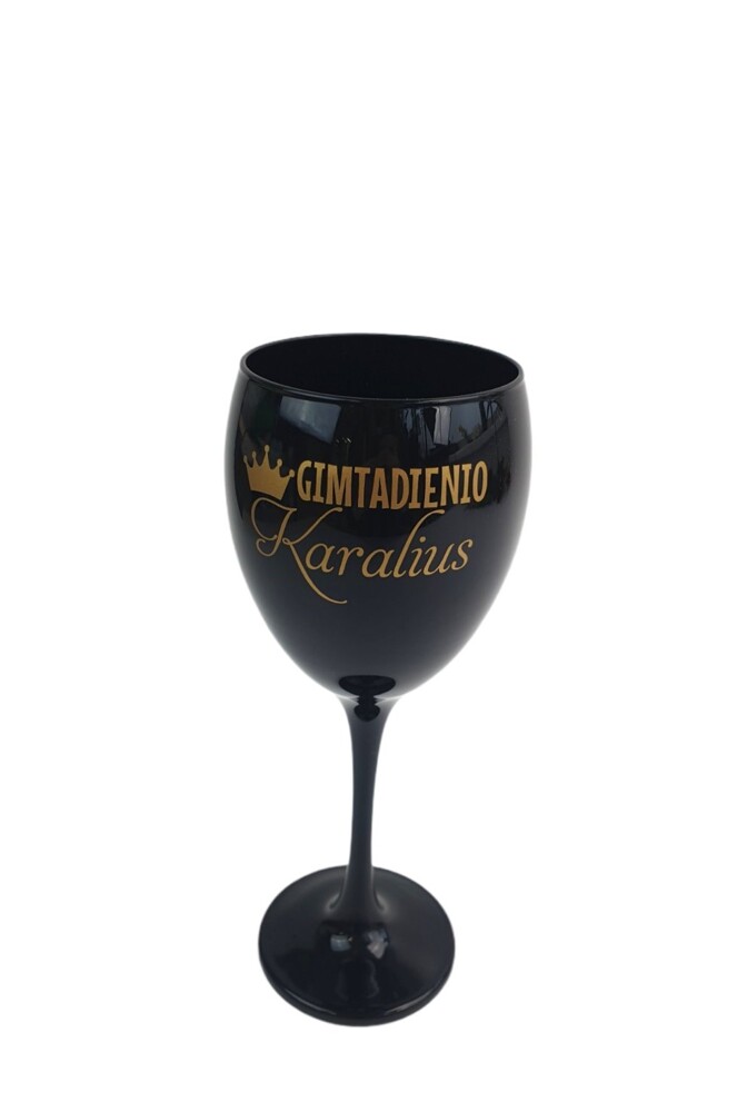 Stiklinė taurė „Gimtadienio Karalius“ (300ml)