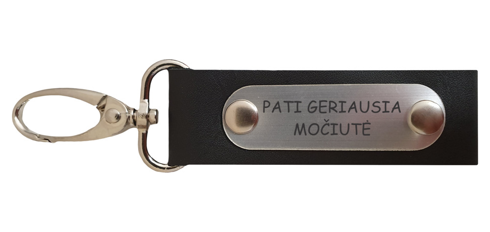 Odinis raktų pakabukas „PATI GERIAUSIA MOČIUTĖ“