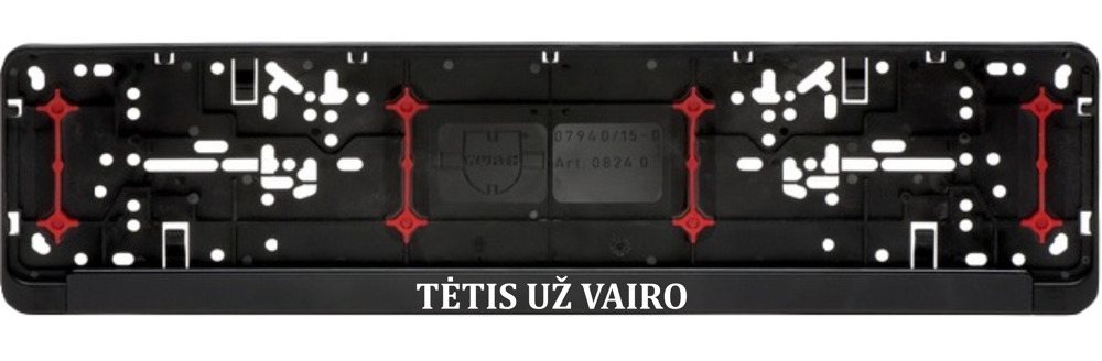 Valstybinių numerių rėmeliai „Tėtis už vairo“