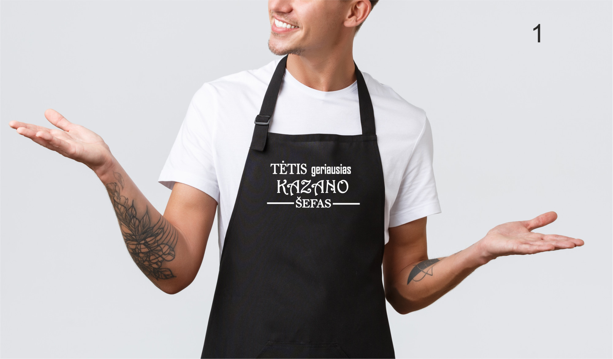 Prijuostė " 2 in 1 "Tėčiui"