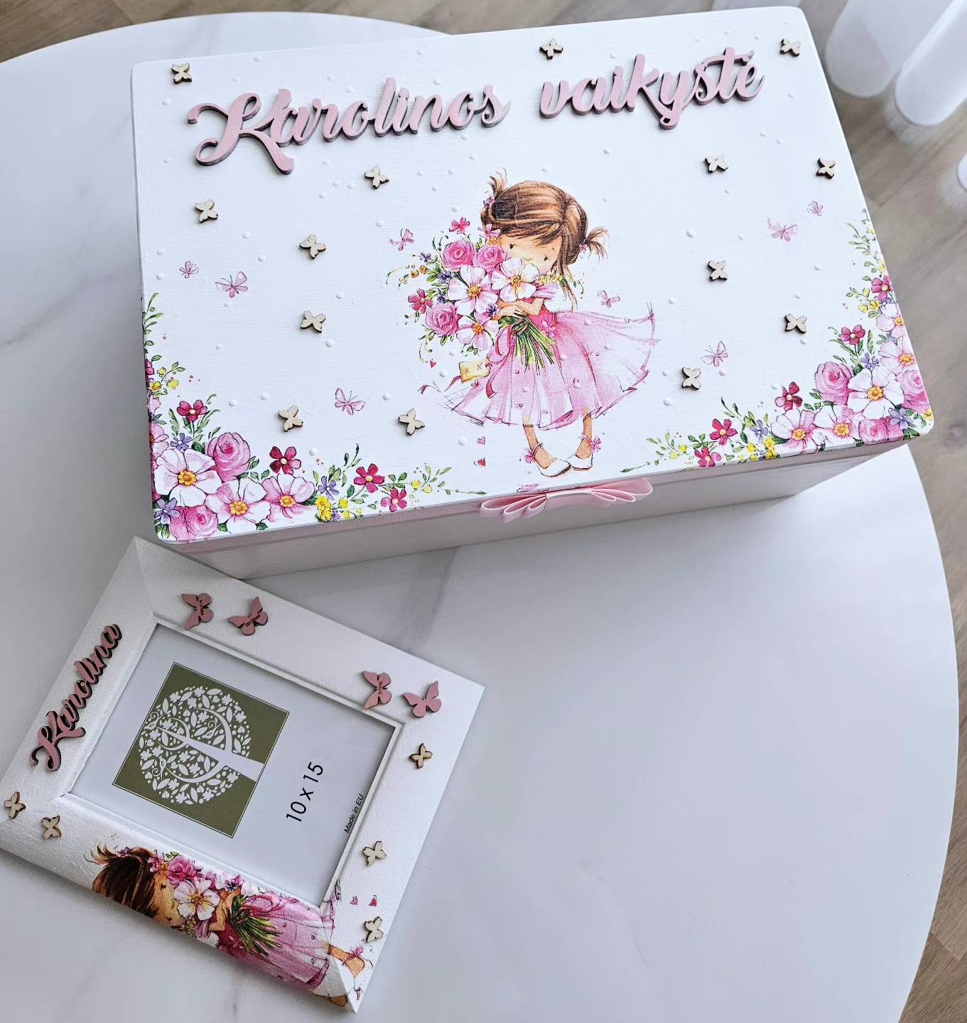 Krikštynų rinkinys „Mergaitė“
