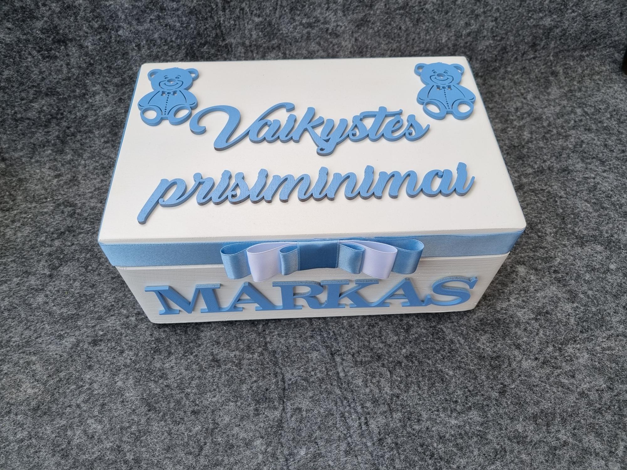 Krikštadėžė „Vaikystės Prisiminimai“