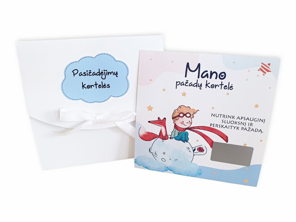 Pasižadėjimų kortelės „Mažasis princas“