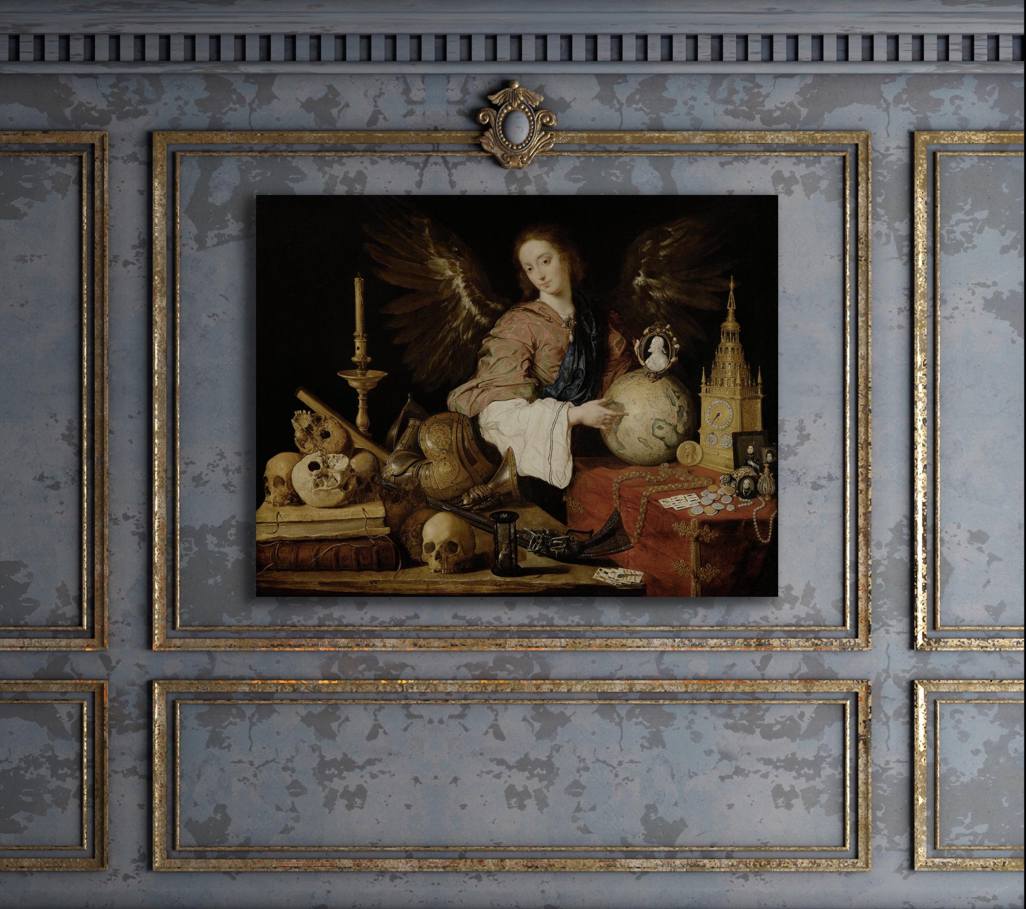Reprodukcija „Tuštybės alegorija“, Antonio de Pereda, (1636)