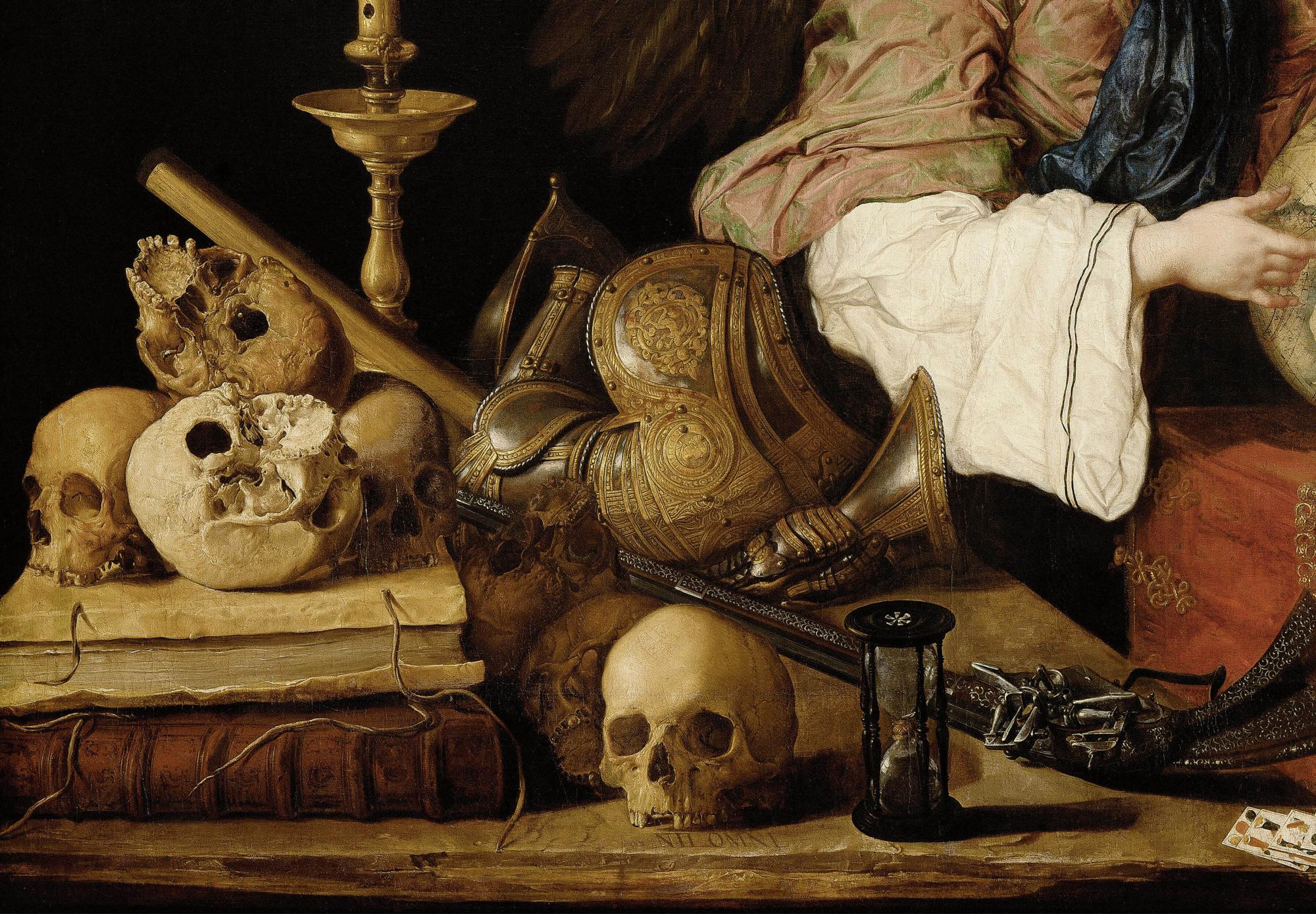 Reprodukcija „Tuštybės alegorija“, Antonio de Pereda, (1636)