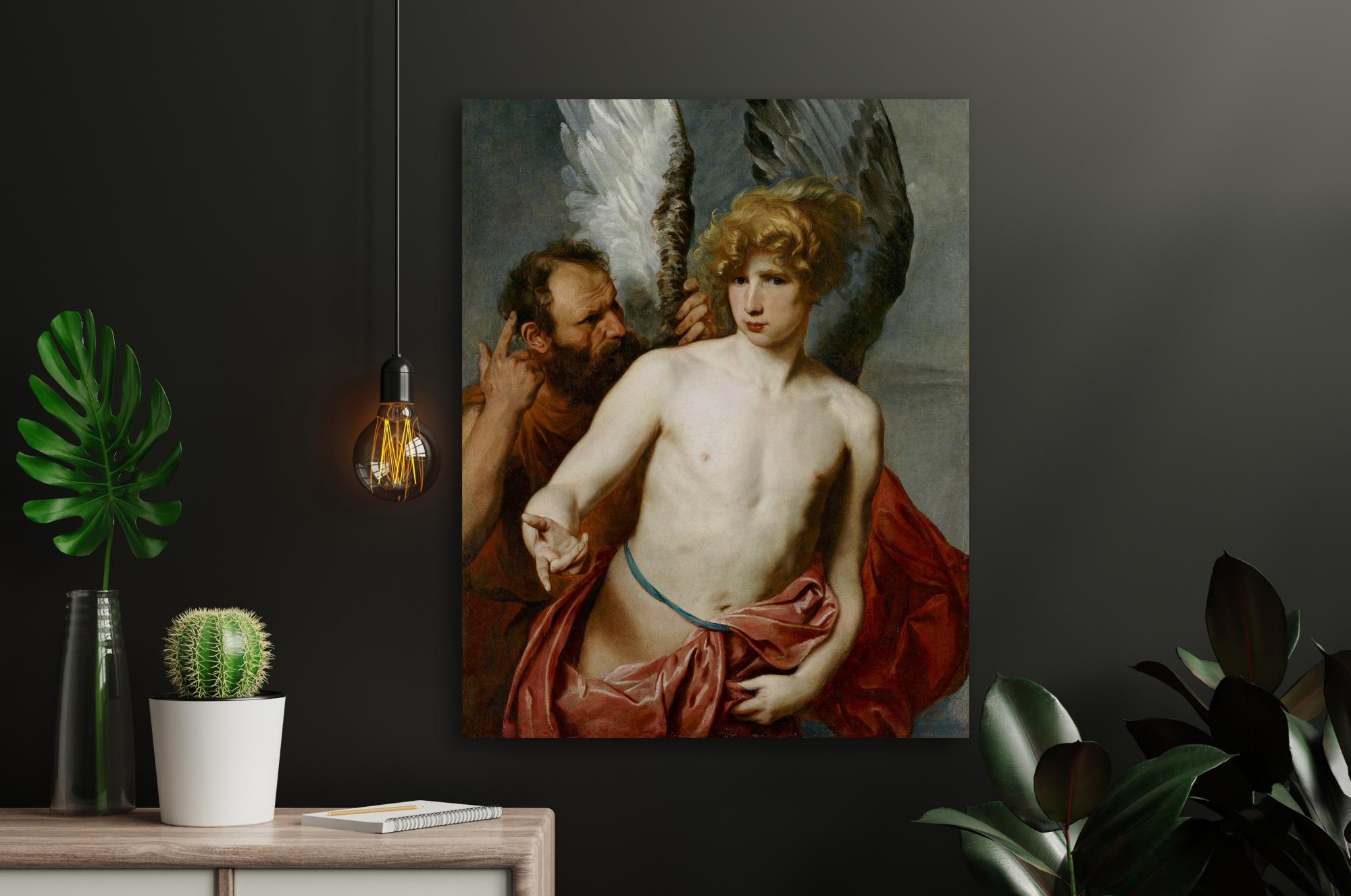 Reprodukcija „Dedalas ir Ikaras“, Anthony van Dyck, (1625)