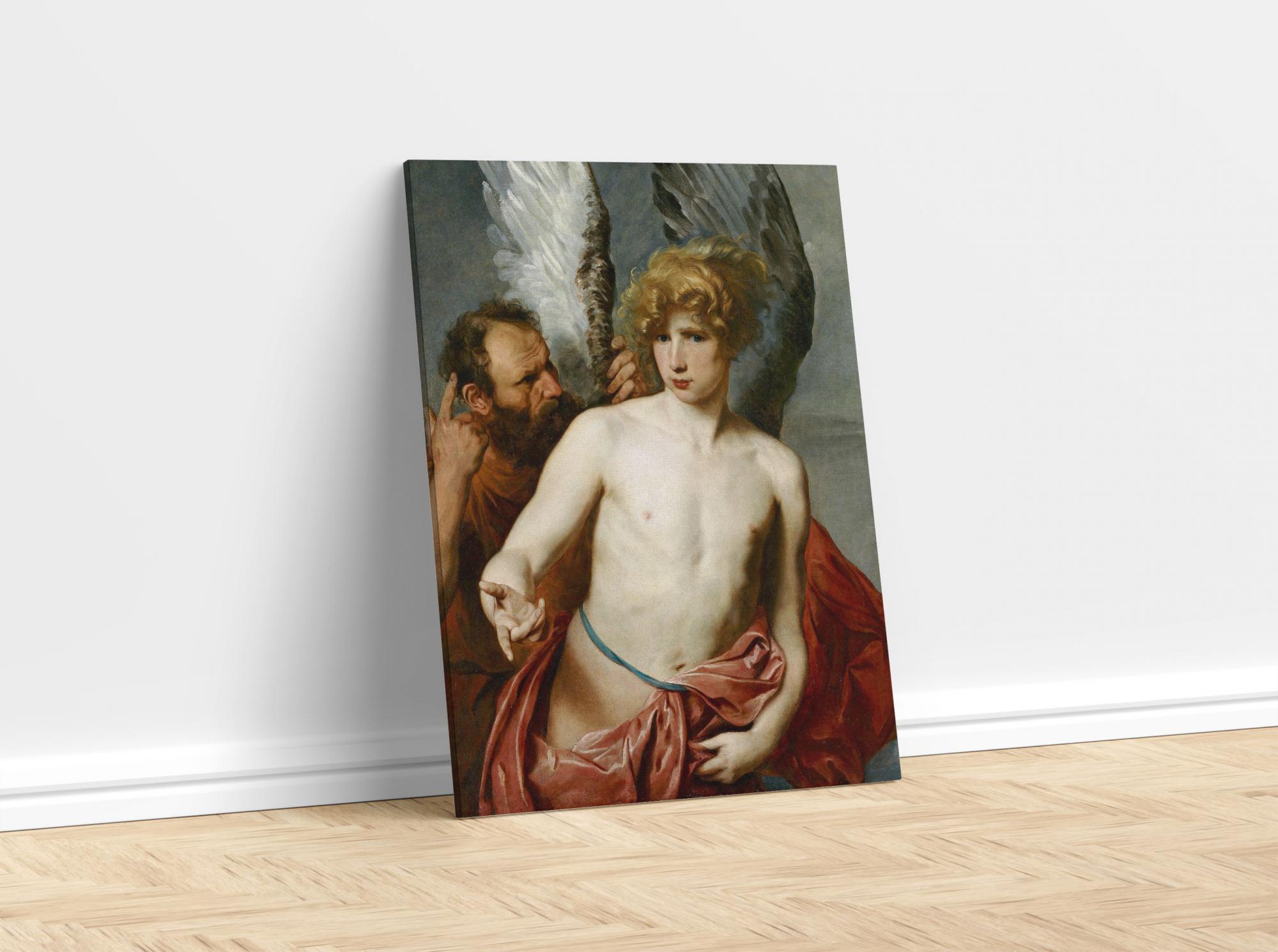Reprodukcija „Dedalas ir Ikaras“, Anthony van Dyck, (1625)