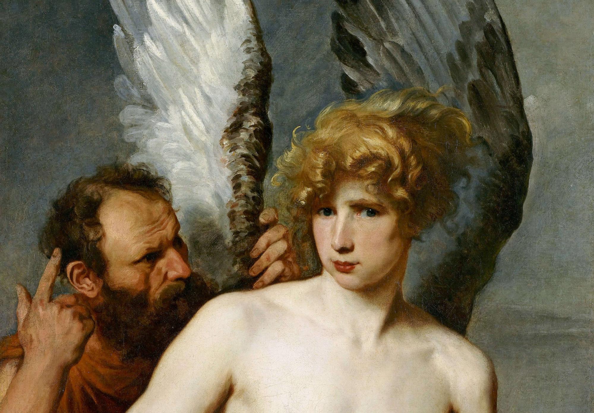 Reprodukcija „Dedalas ir Ikaras“, Anthony van Dyck, (1625)