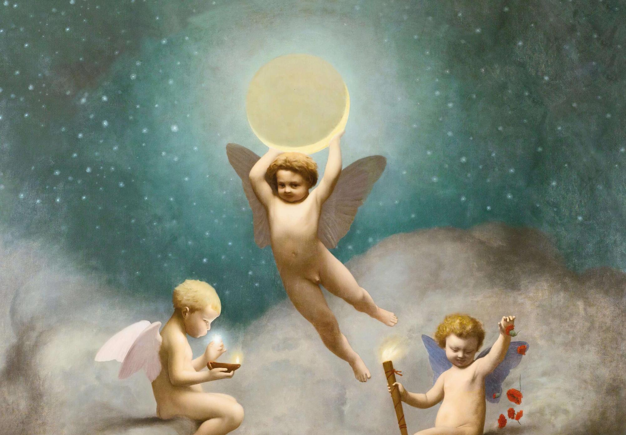Reprodukcija „Nakties alegorija“, Jean-Léon Gérôme, (1859)