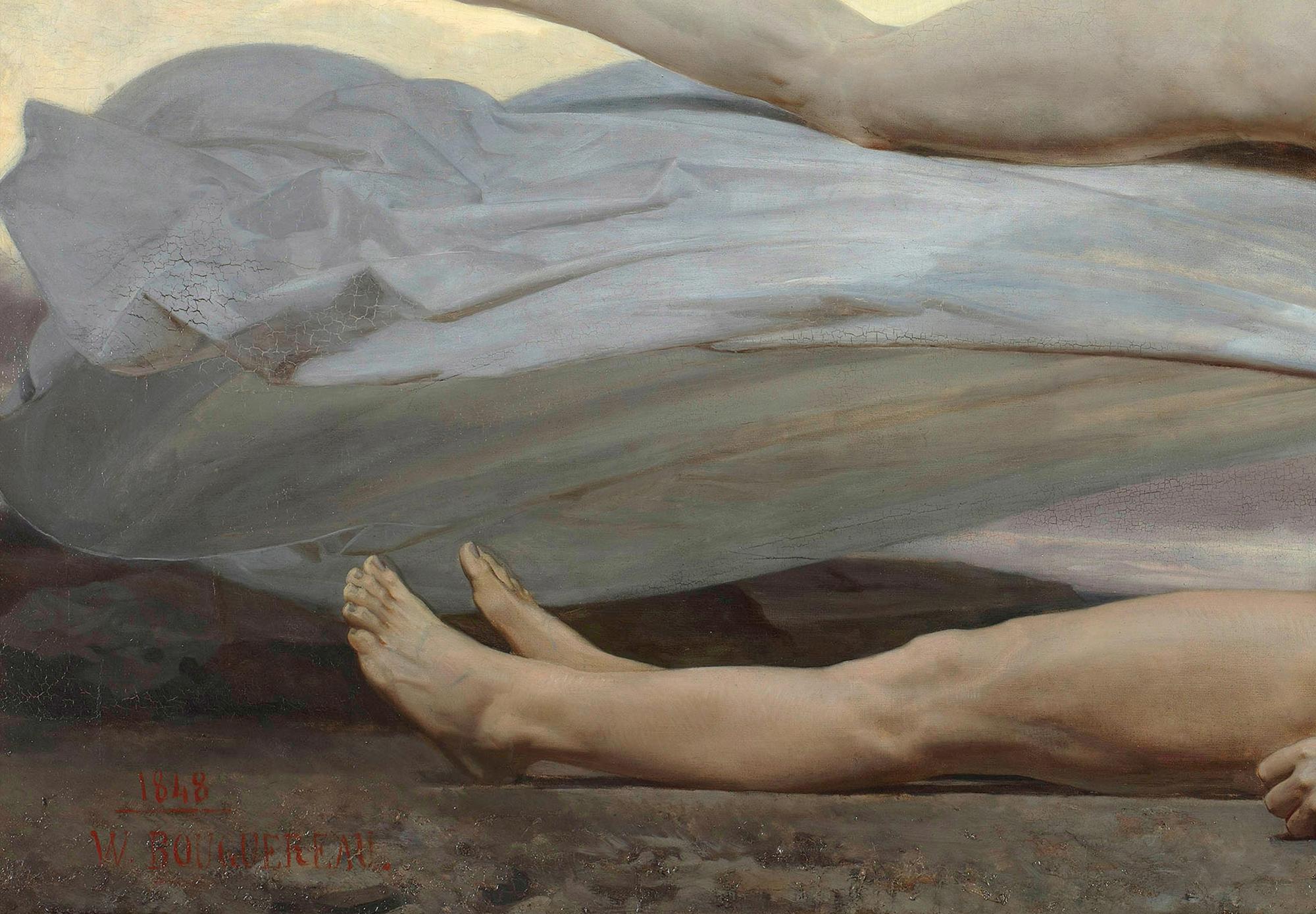 Reprodukcija „Lygybė mirties akivaizdoje“, William Bouguereau, (1848)