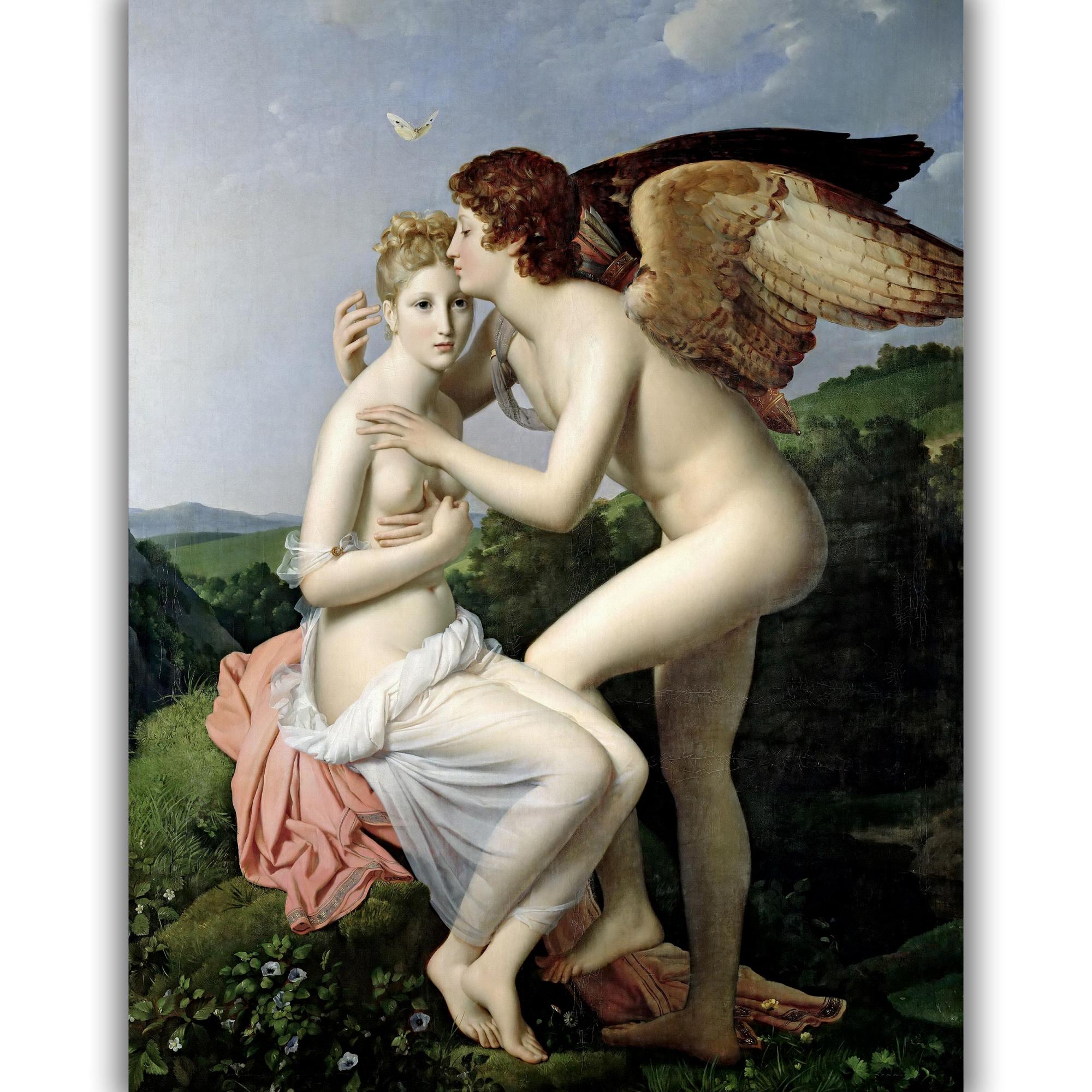 Reprodukcija „Kupidonas ir Psichė“, François Gérard, (1798)