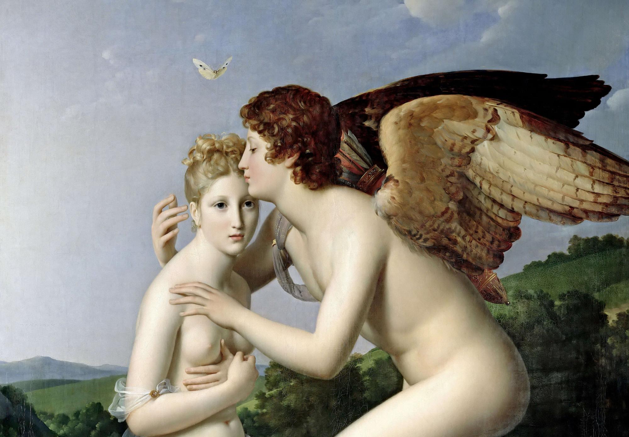 Reprodukcija „Kupidonas ir Psichė“, François Gérard, (1798)