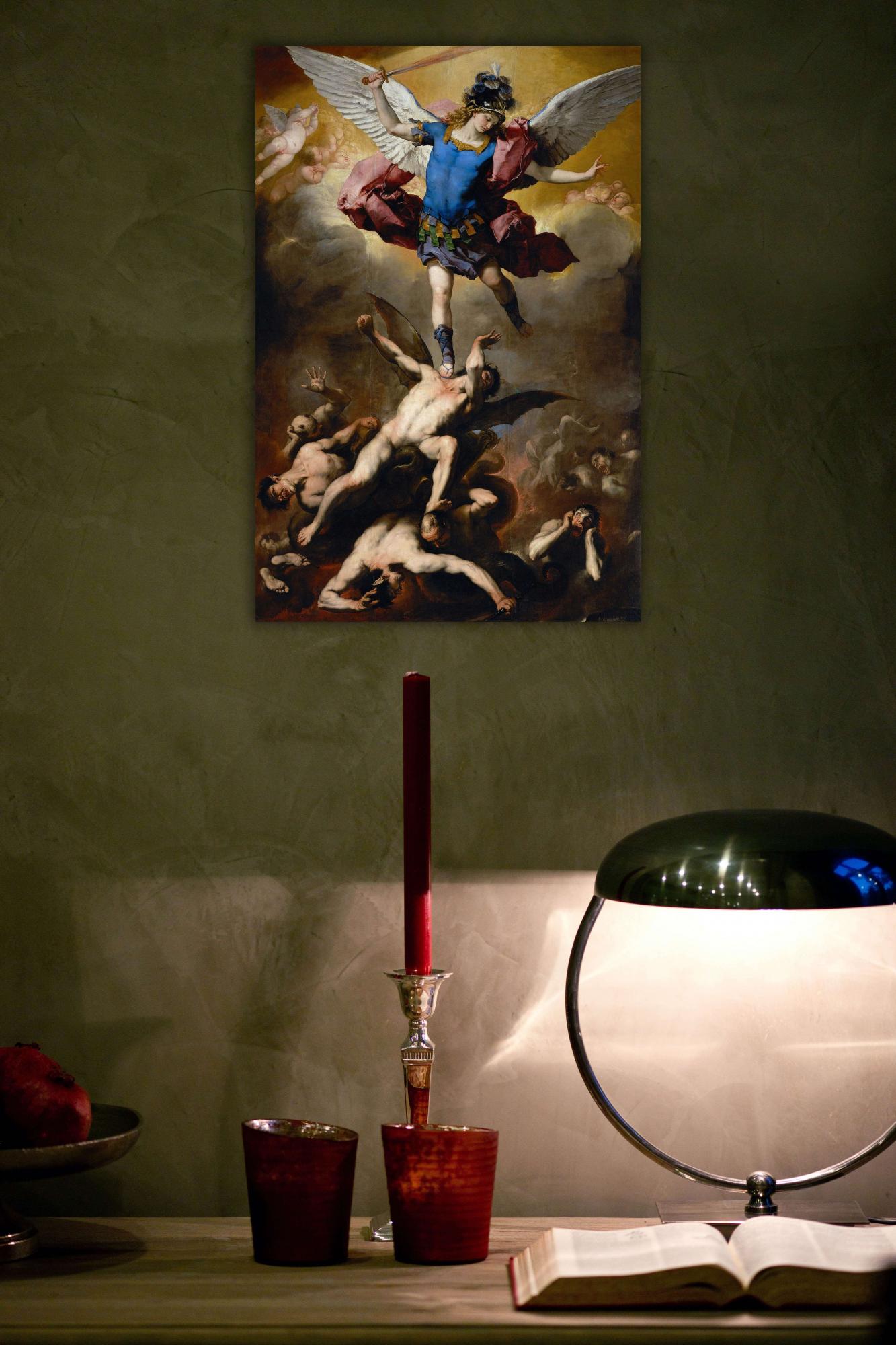 Reprodukcija „Puolusių angelų kritimas“, Luca Giordano, (1665)