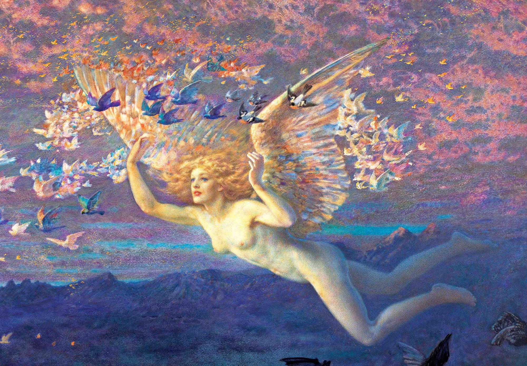 Reprodukcija „Ryto sparnai“, Edward Robert Hughes