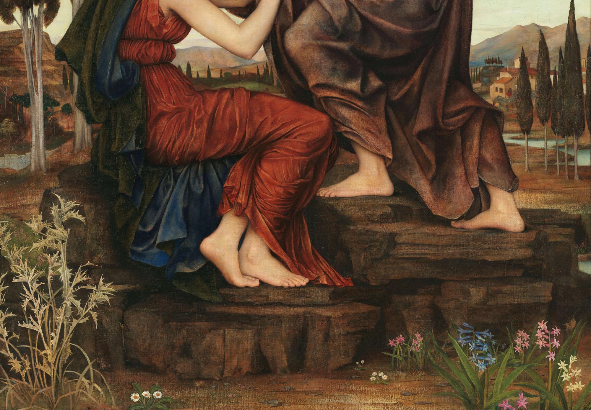 Reprodukcija „Mirties angelas“, Evelyn De Morgan, (1881)