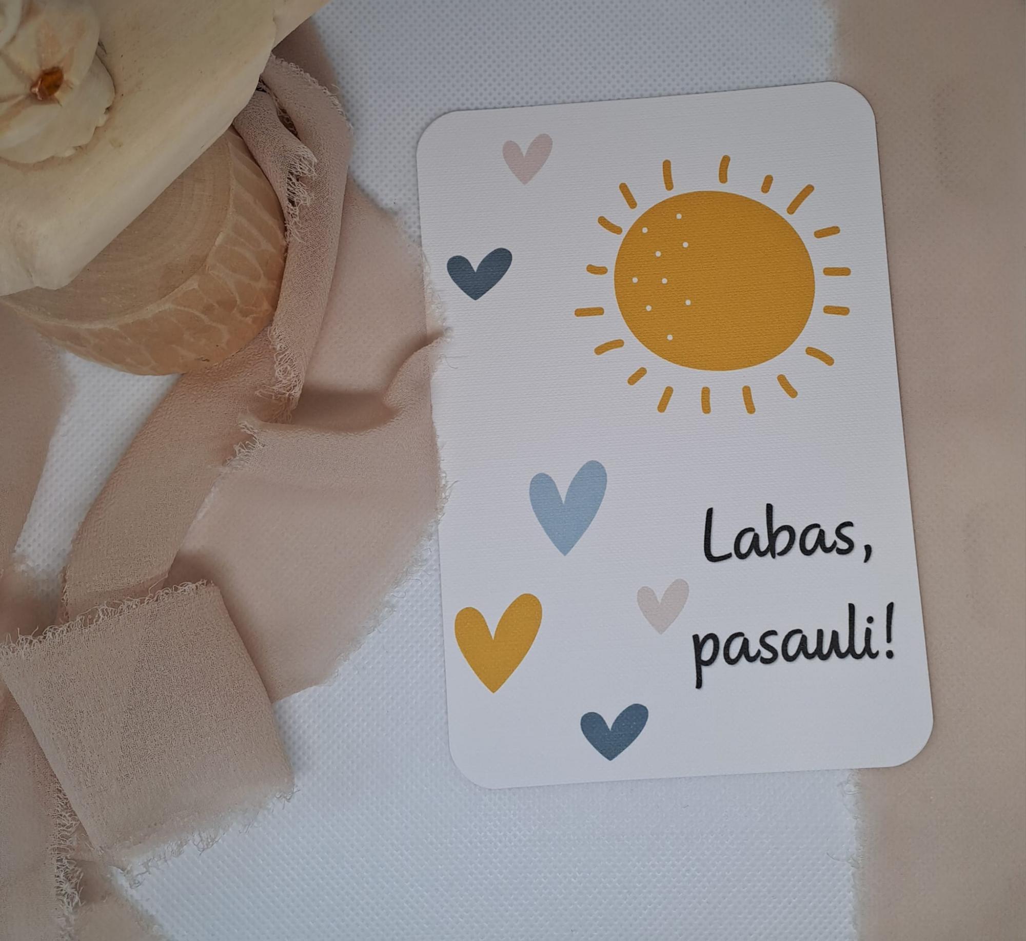 Mėnesių kortelės naujagimiui