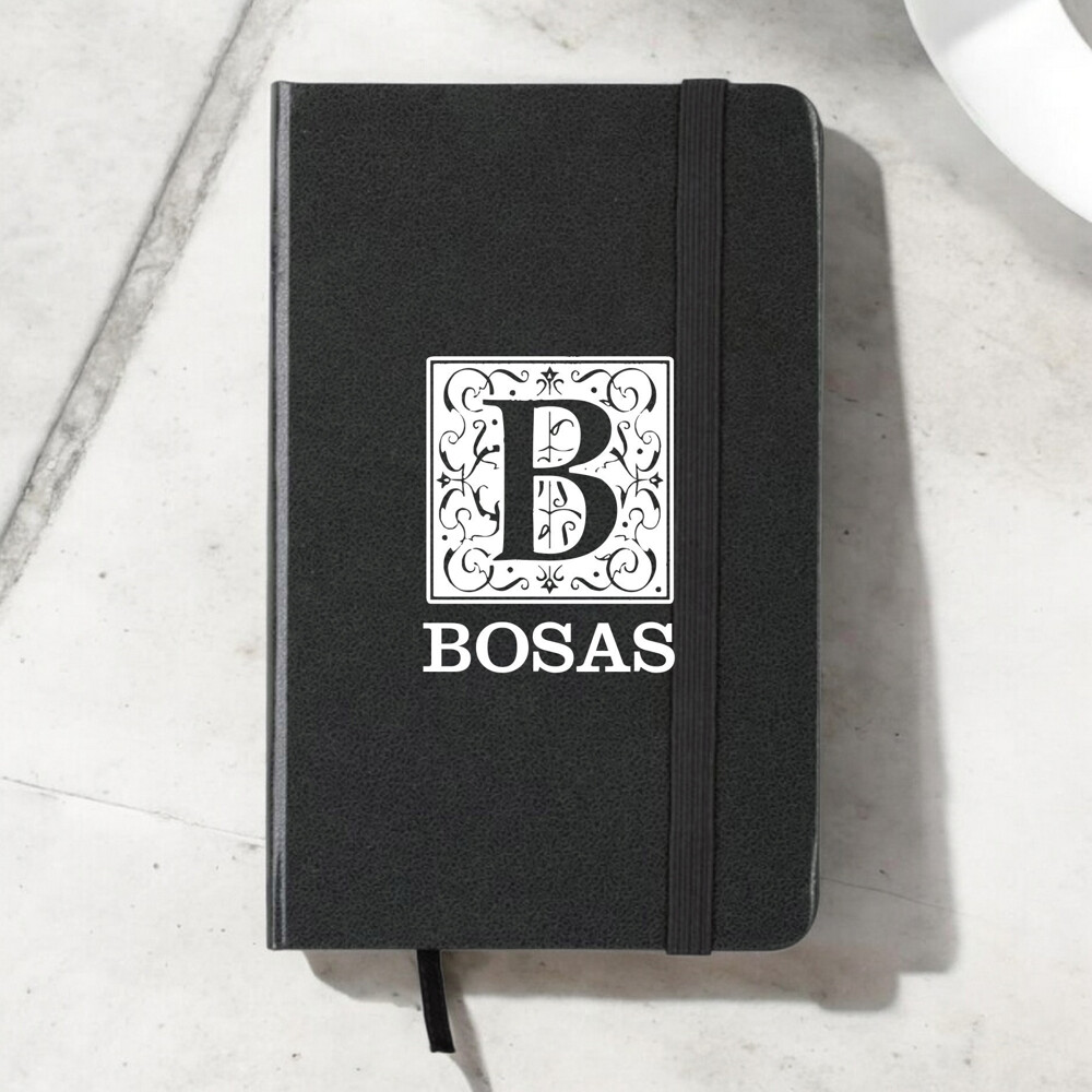 Juoda užrašų knygutė „BOSAS“