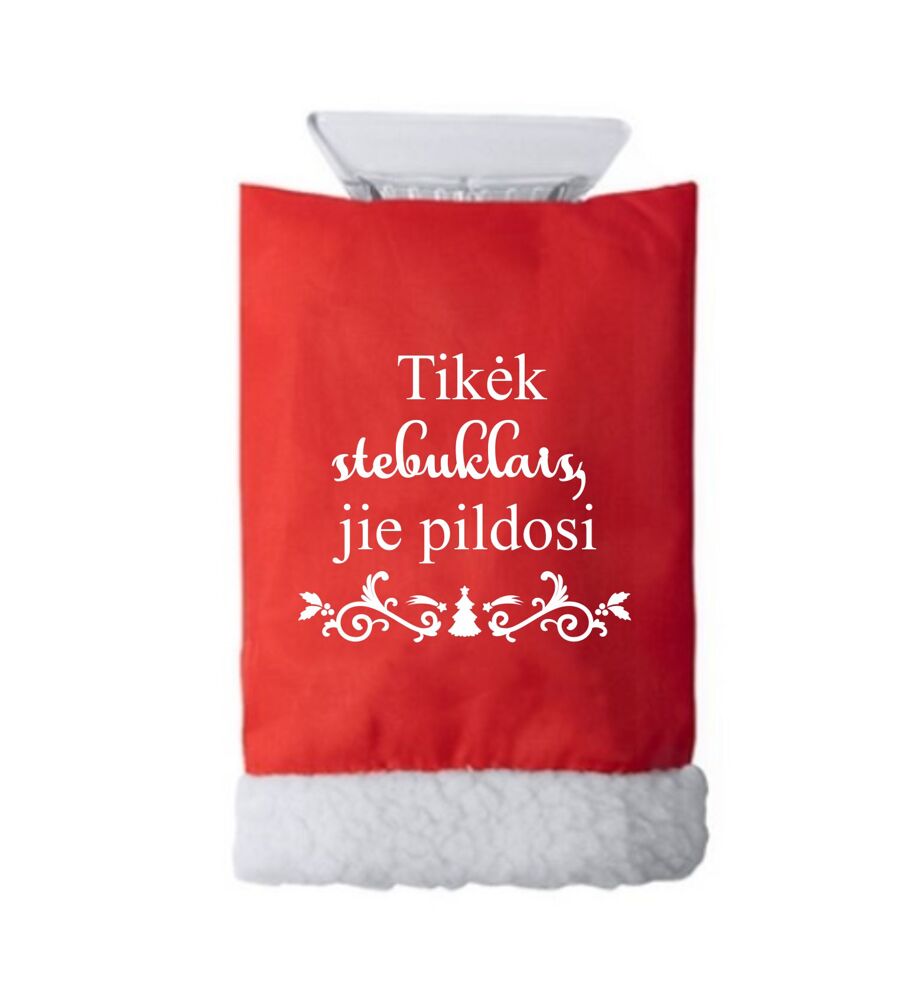 Automobilio langų ledo grandiklis „Tikėk stebuklais, jie pildosi“