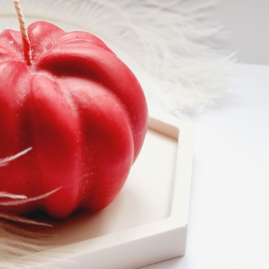 Sojų vaško žvakė Moliūgas Raudonas