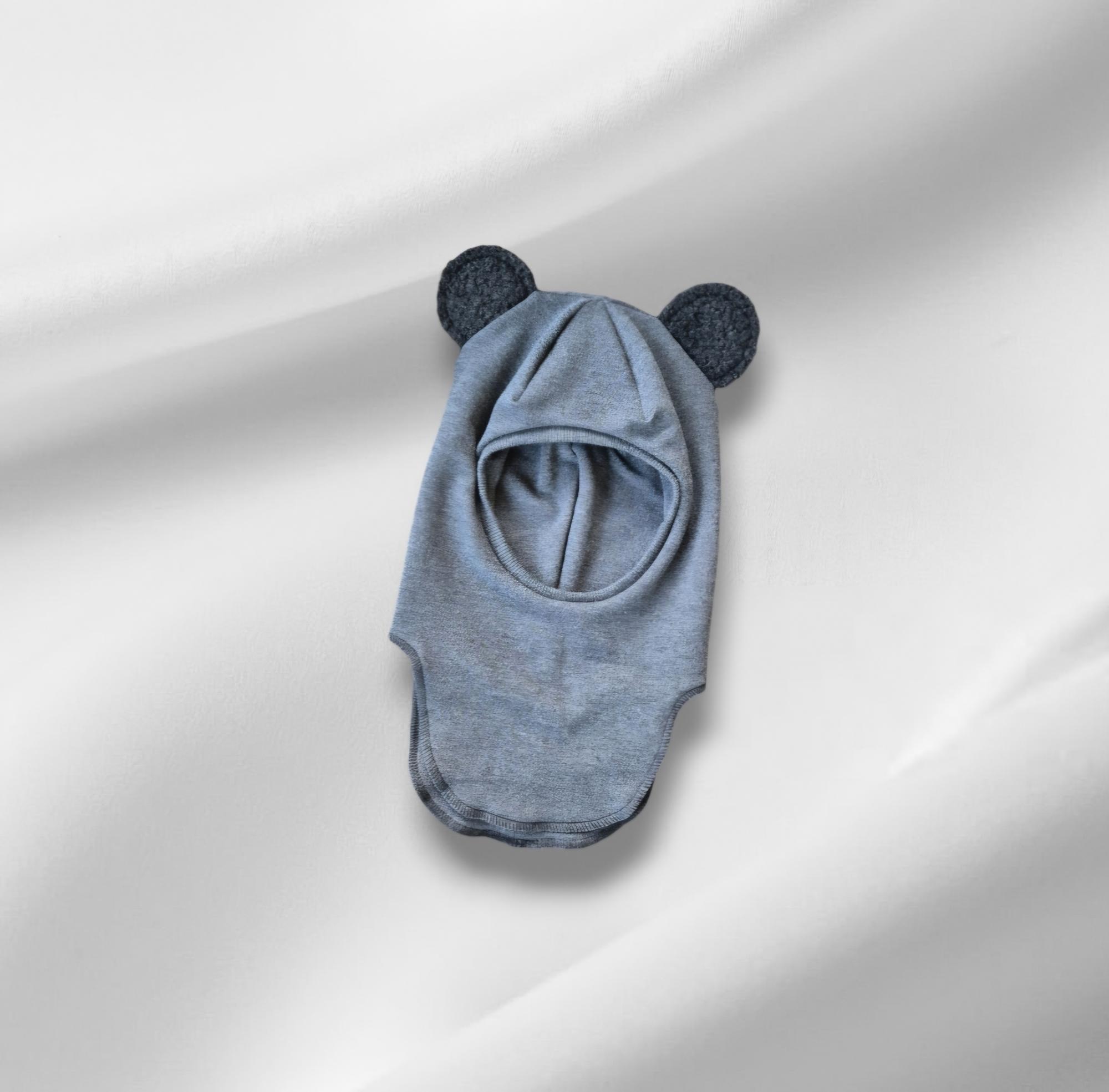 Pavasarinis - rudeninis dvisluoksnis šalmukas su teddy ausim