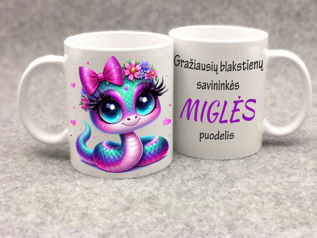 Puodelis „Gražiausios blakstienos"