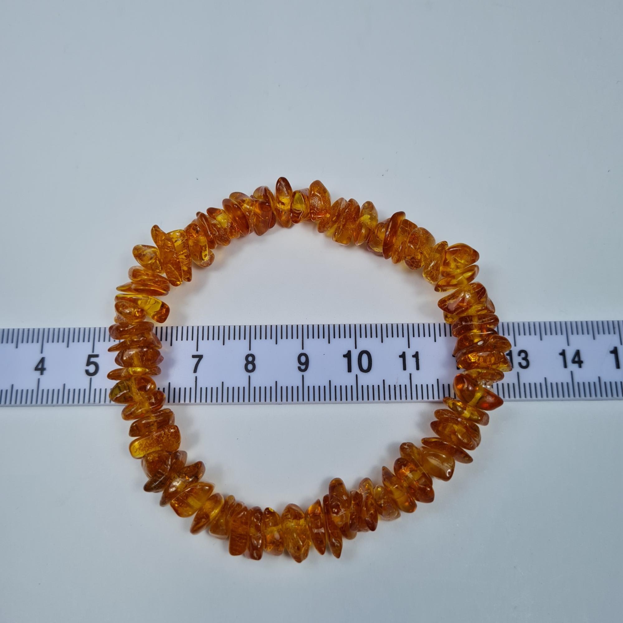 Ruda apyrankė iš gintaro. Natūralus rudas Baltijos gintaras. 0567