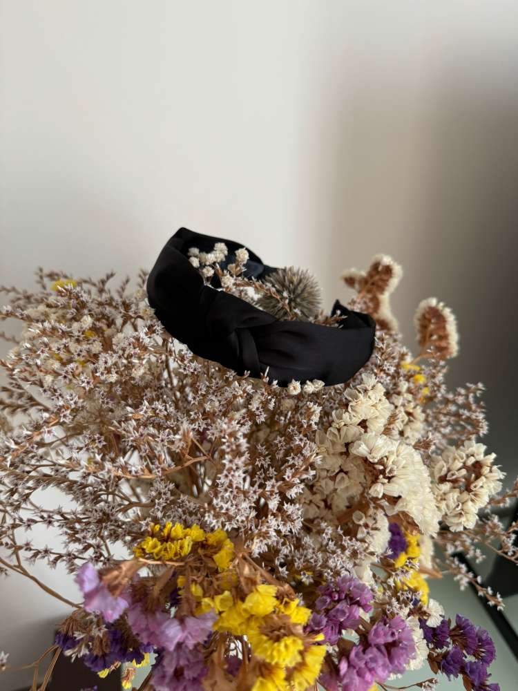 Plaukų lankelis Satin Black