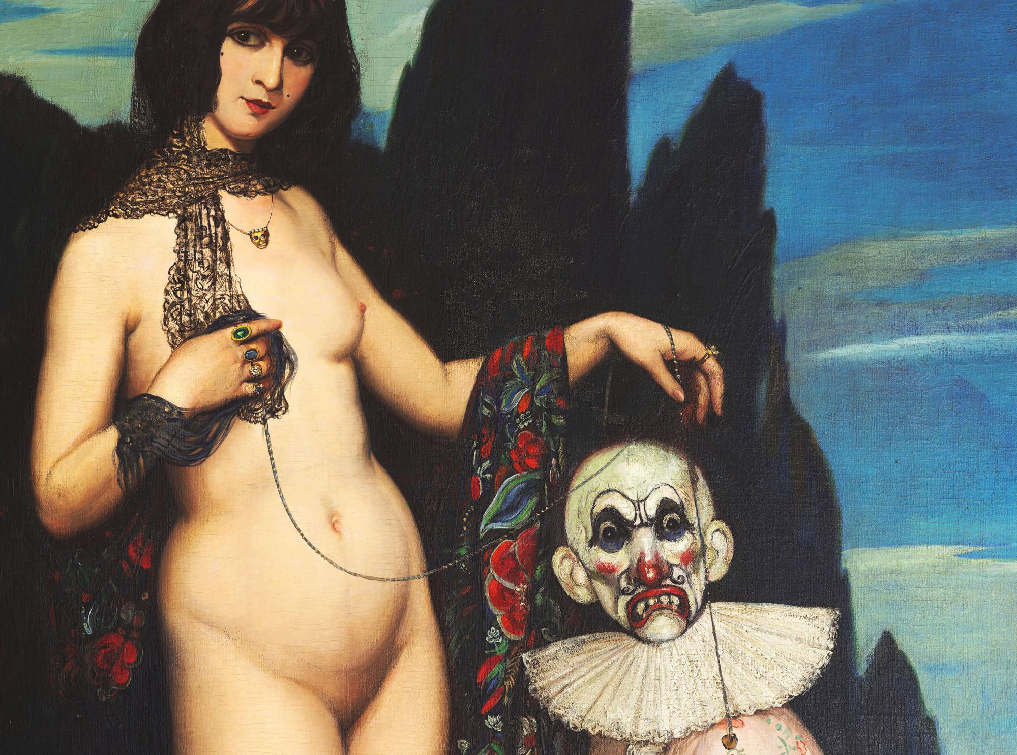Reprodukcija „Moteris ir marionetė“, Angel Zarraga, (1909)
