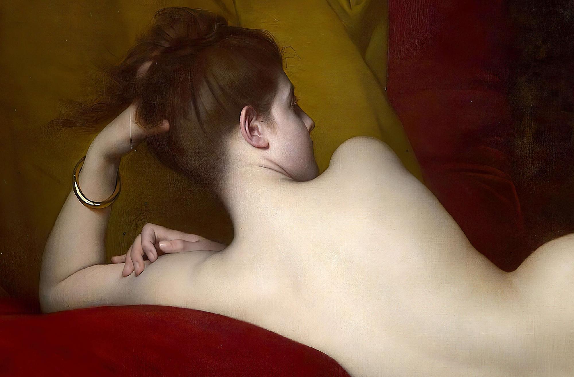 Reprodukcija „Odaliska“, Jules Joseph Lefebvre, (1874)