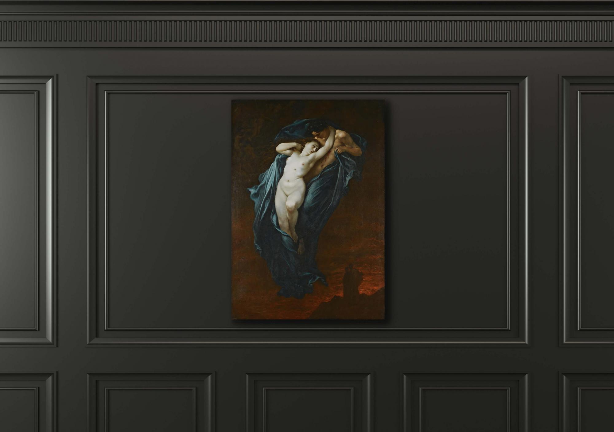 Reprodukcija „Paolo ir Francesca Da Rimini“, Paul Gustave Dore
