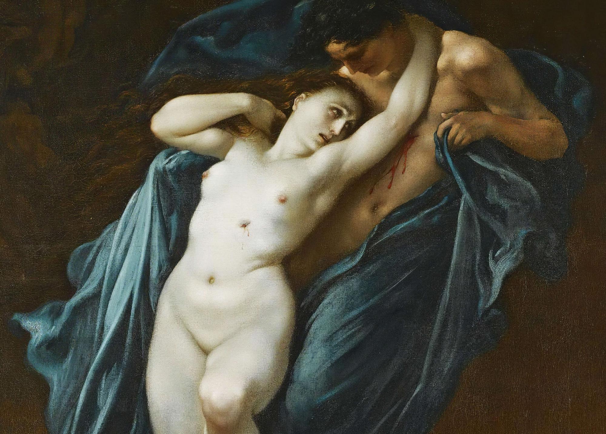 Reprodukcija „Paolo ir Francesca Da Rimini“, Paul Gustave Dore