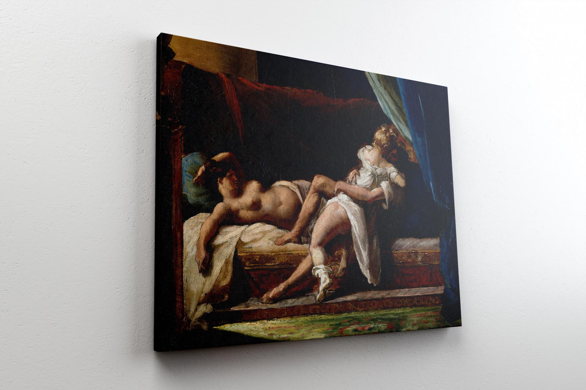 Reprodukcija „Trys meilužiai“, Théodore Géricault, (1820)