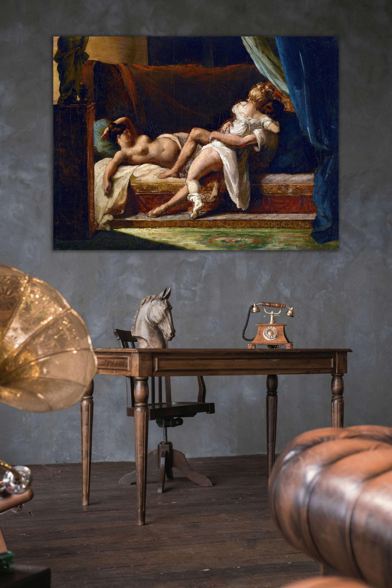 Reprodukcija „Trys meilužiai“, Théodore Géricault, (1820)