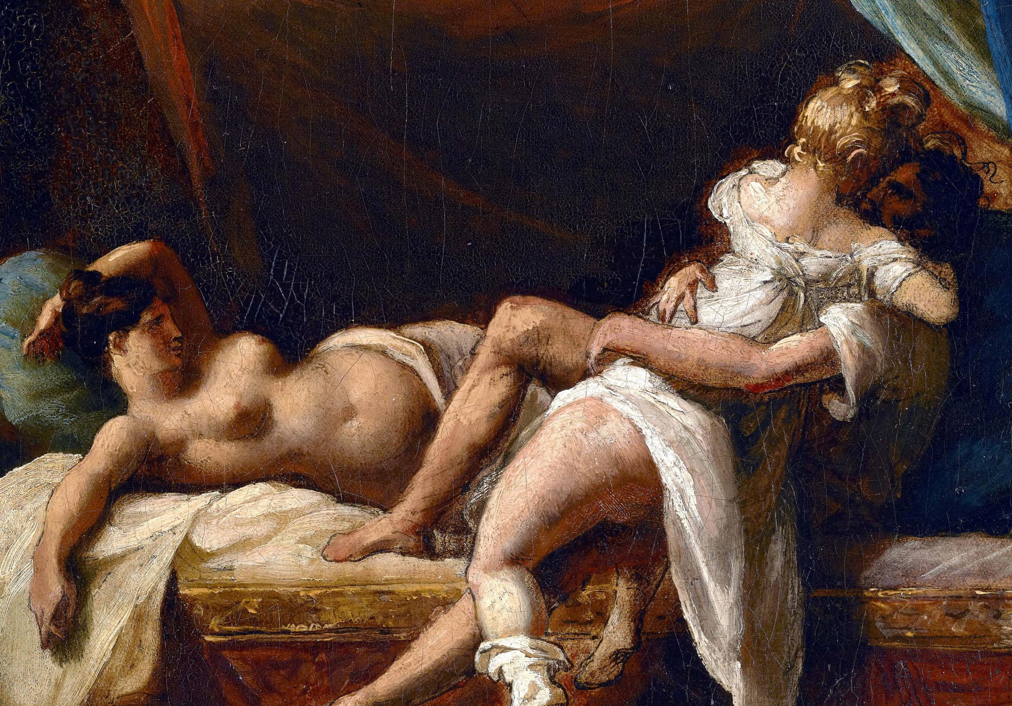 Reprodukcija „Trys meilužiai“, Théodore Géricault, (1820)