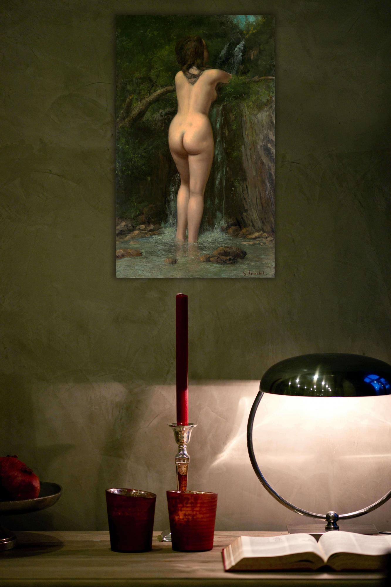 Reprodukcija „Versmė“, Gustave Courbet