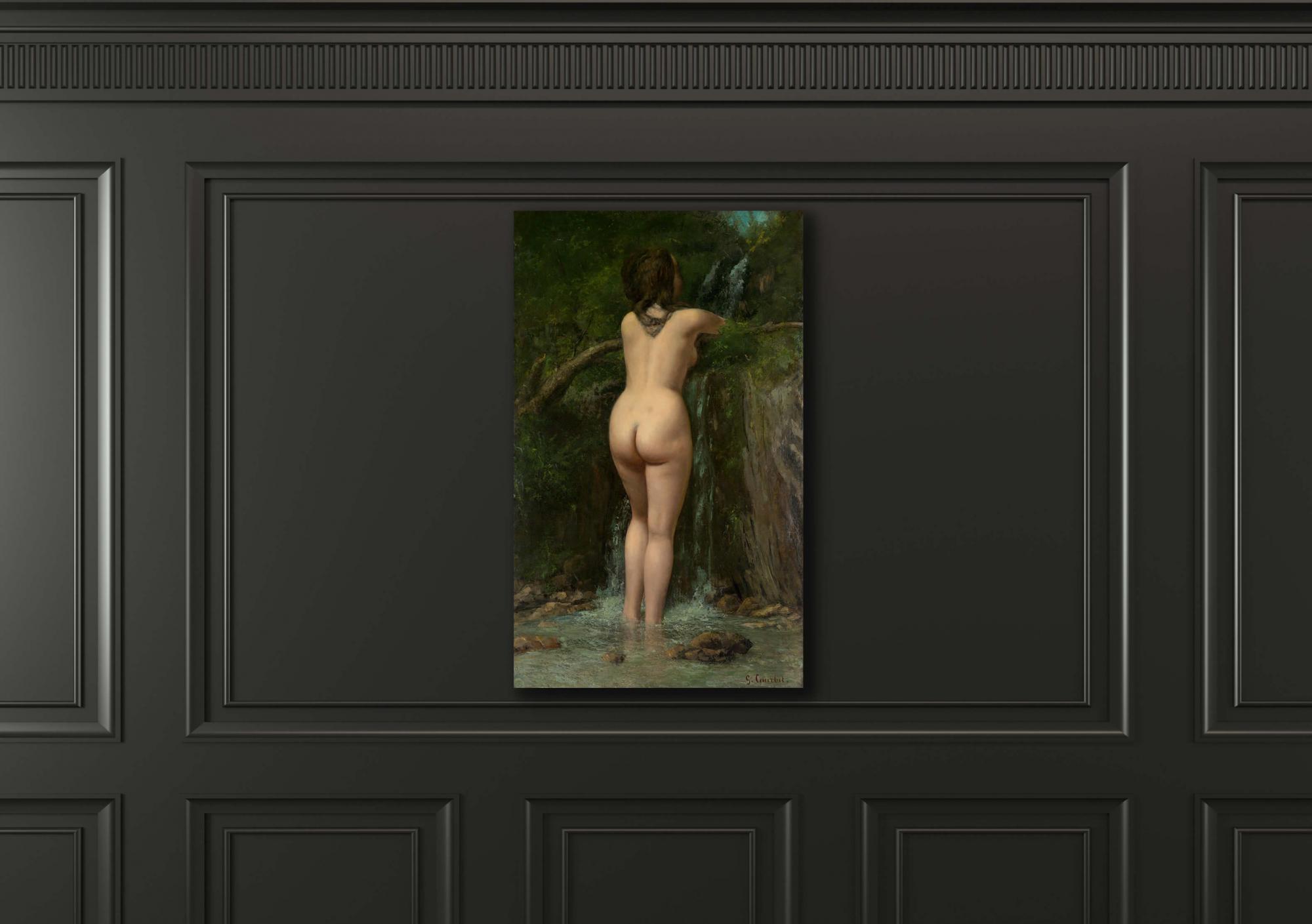 Reprodukcija „Versmė“, Gustave Courbet