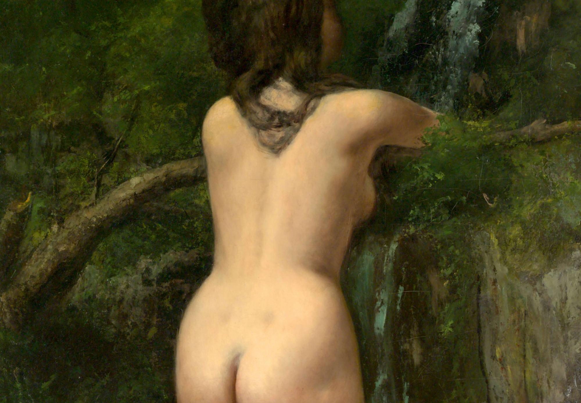 Reprodukcija „Versmė“, Gustave Courbet