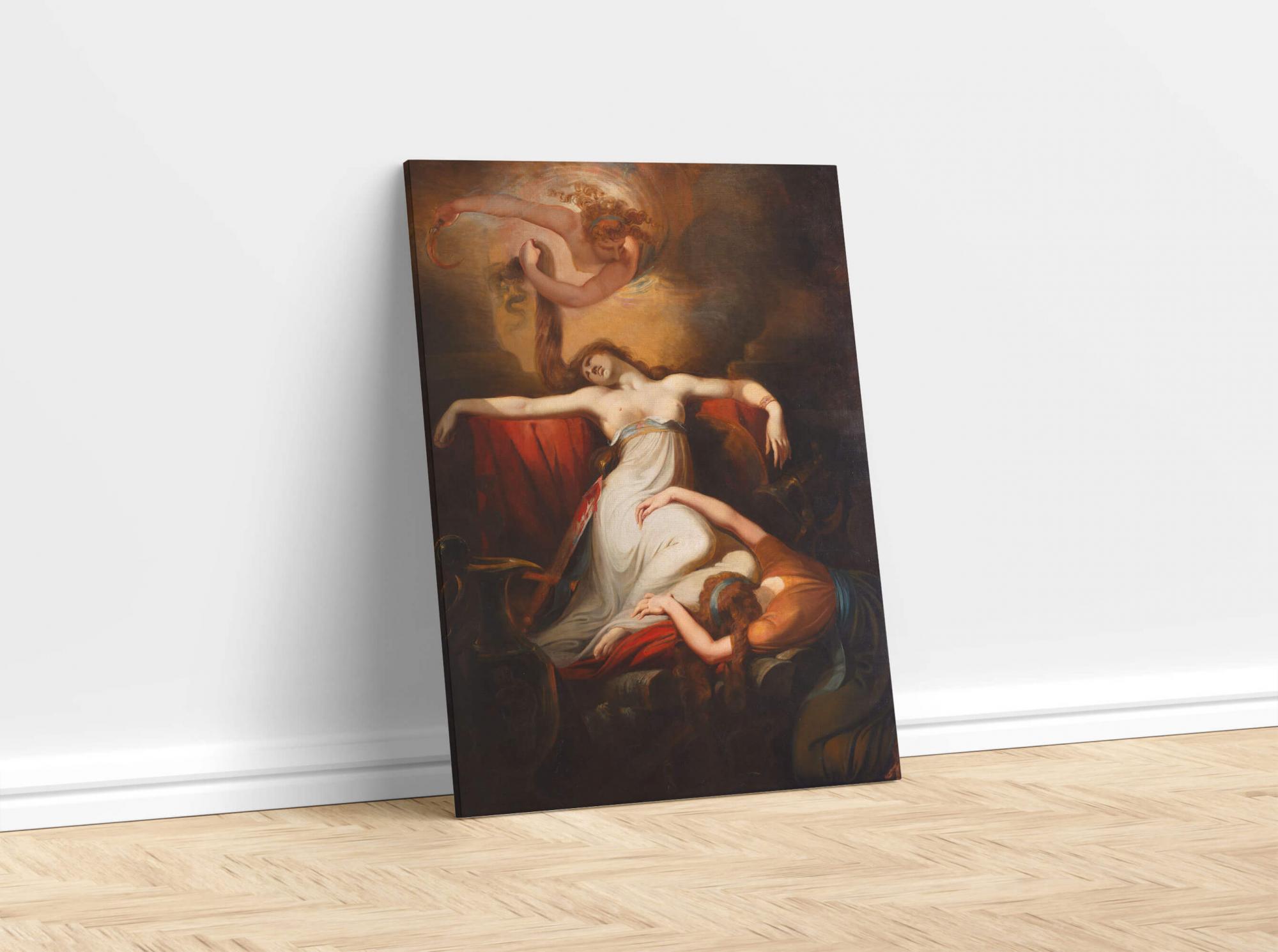 Reprodukcija „Dido“, Henry Fuseli, (1781)
