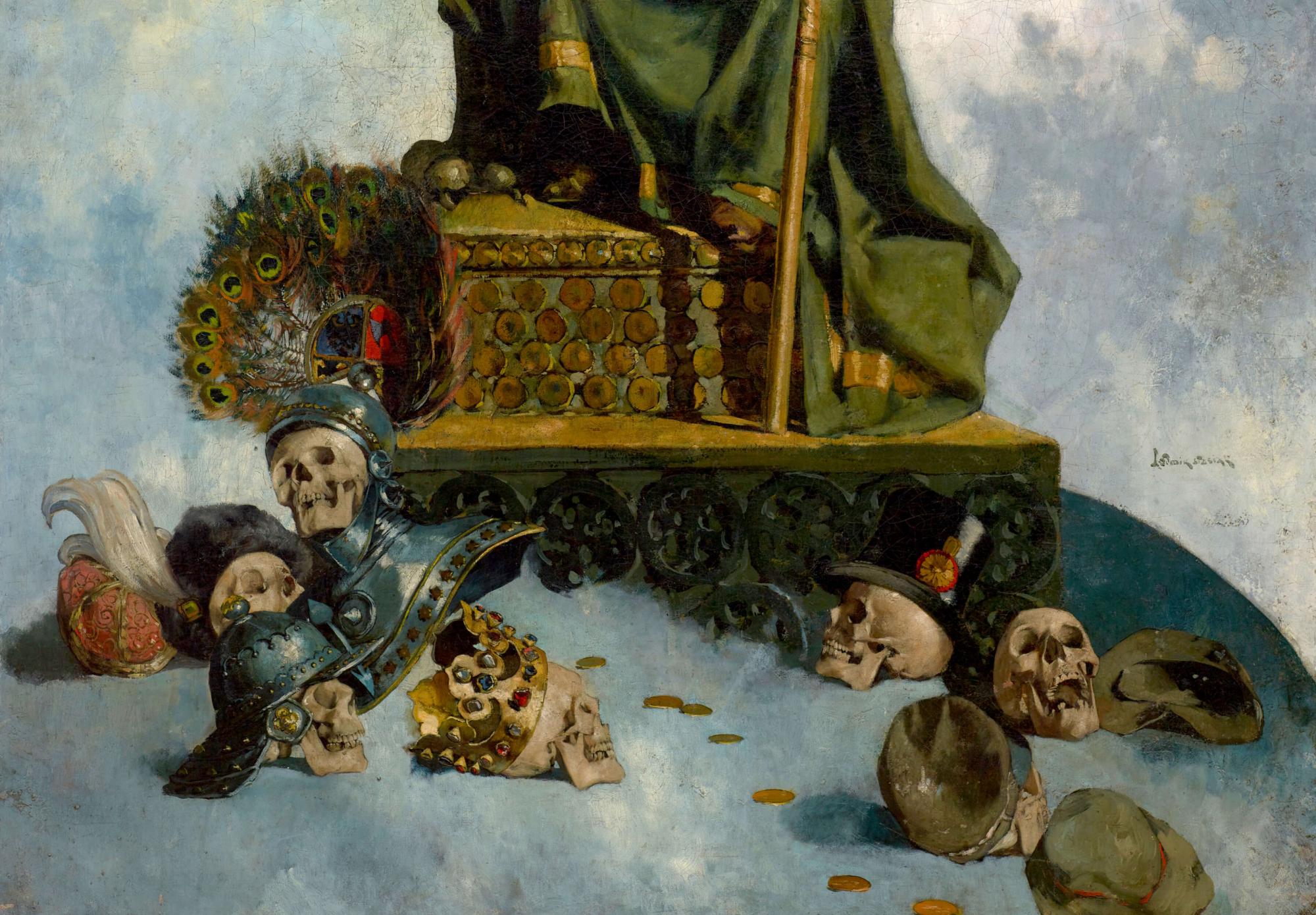 Reprodukcija „Šėtono alegorija“, Ludwik Stasiak, (1900)