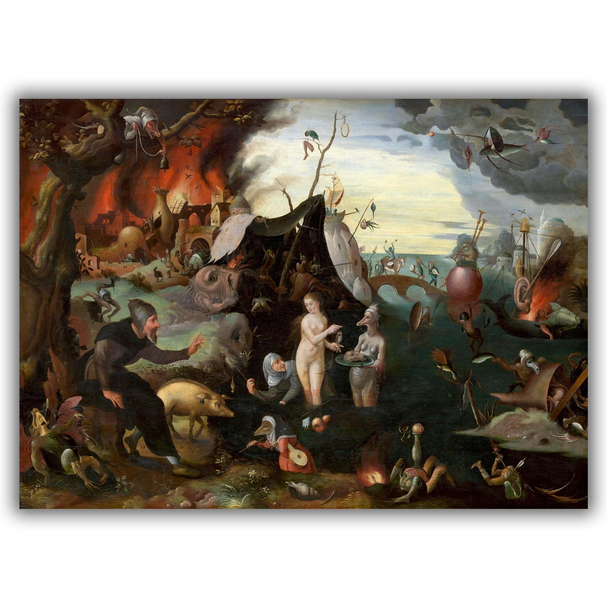 Reprodukcija „Šventojo Antano gundymas“, Pieter Huys