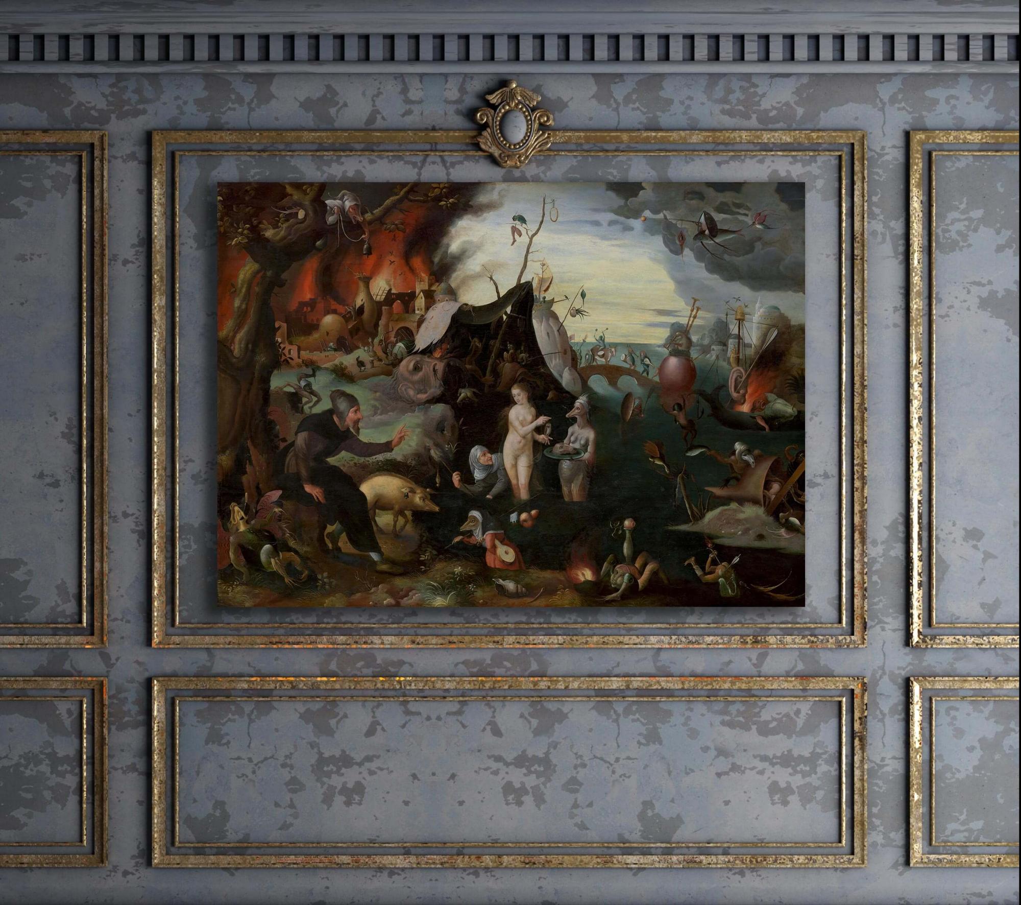 Reprodukcija „Šventojo Antano gundymas“, Pieter Huys