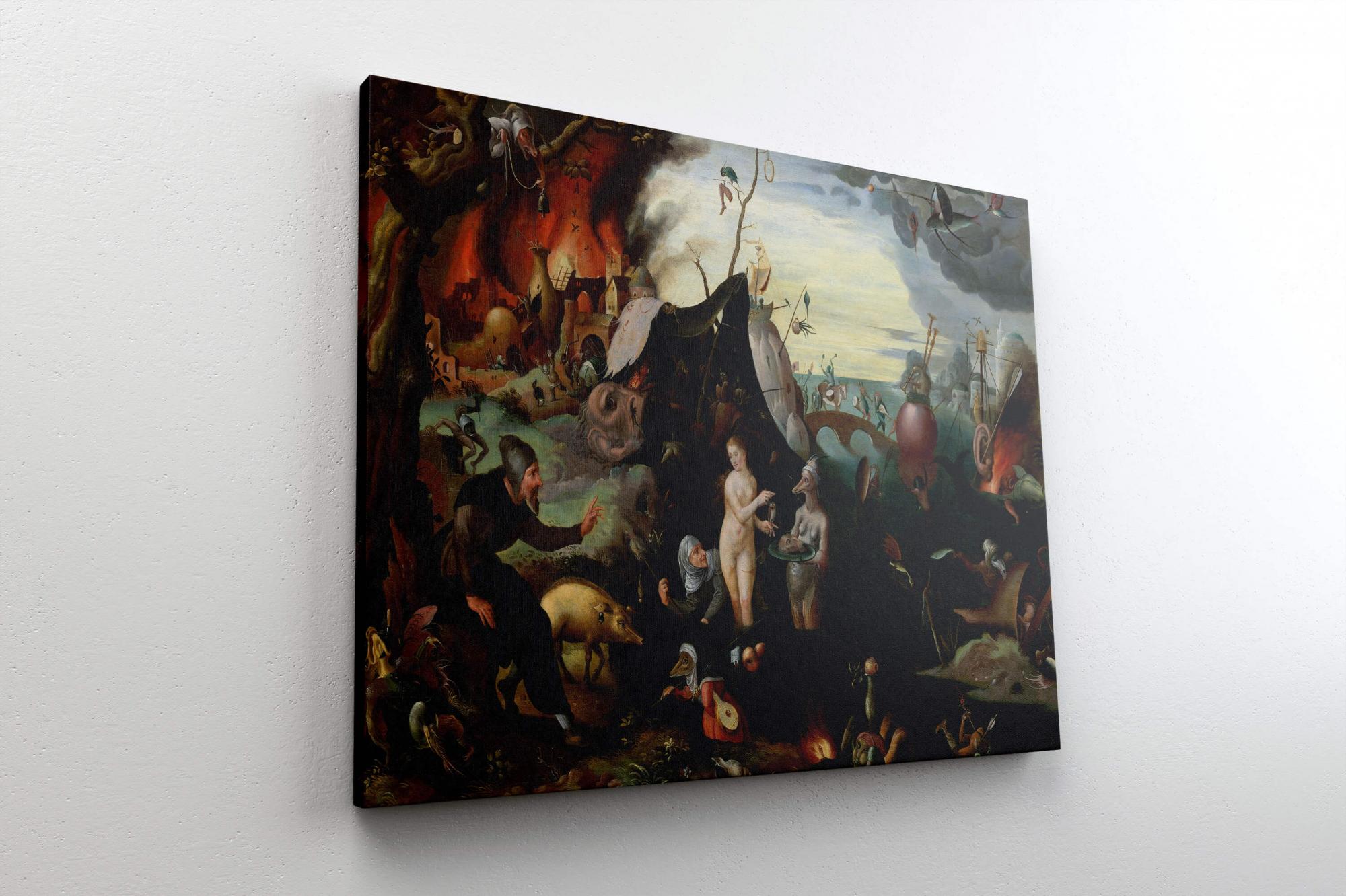 Reprodukcija „Šventojo Antano gundymas“, Pieter Huys