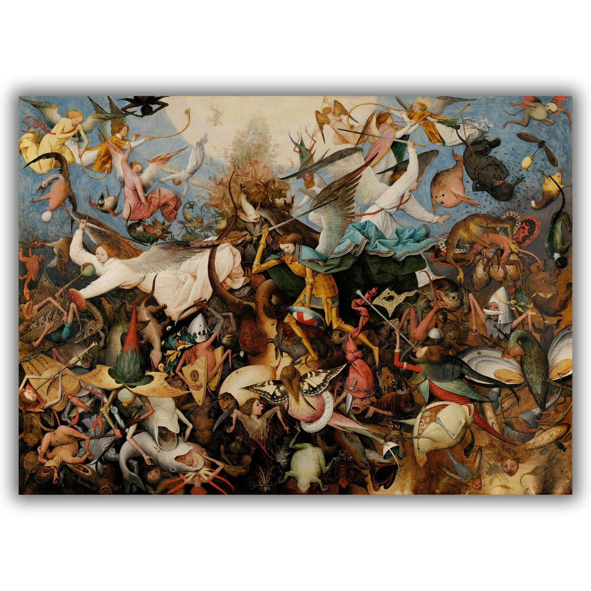 Reprodukcija „Puolusių angelų kritimas“, Pieter Bruegel The Elder