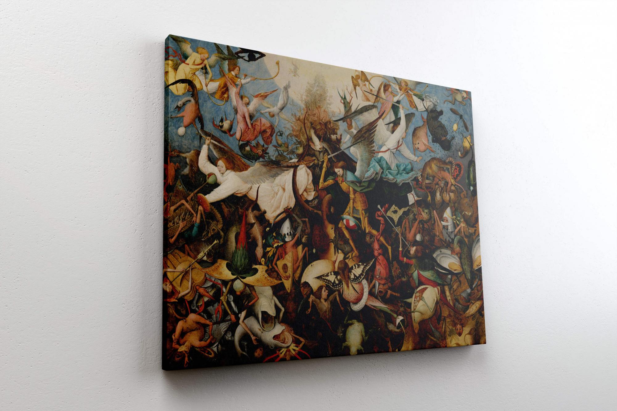 Reprodukcija „Puolusių angelų kritimas“, Pieter Bruegel The Elder
