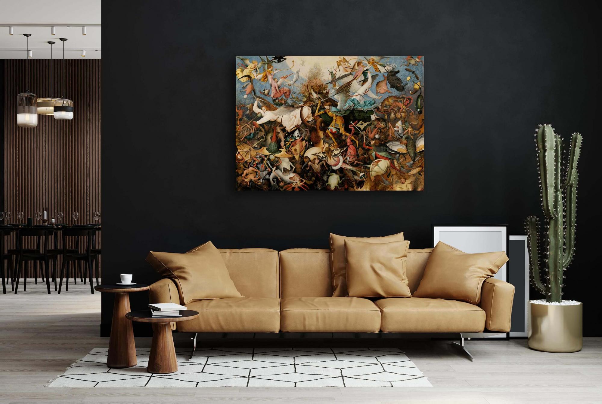 Reprodukcija „Puolusių angelų kritimas“, Pieter Bruegel The Elder