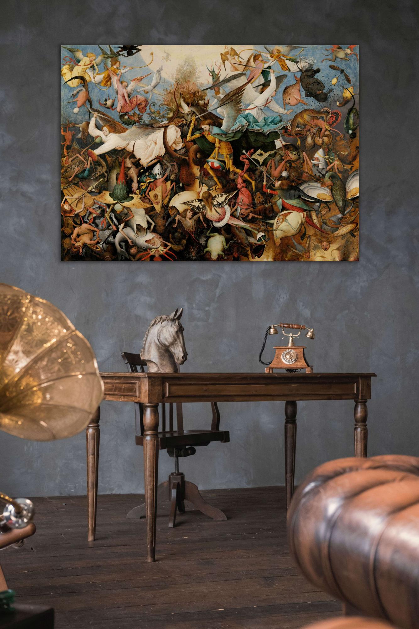 Reprodukcija „Puolusių angelų kritimas“, Pieter Bruegel The Elder