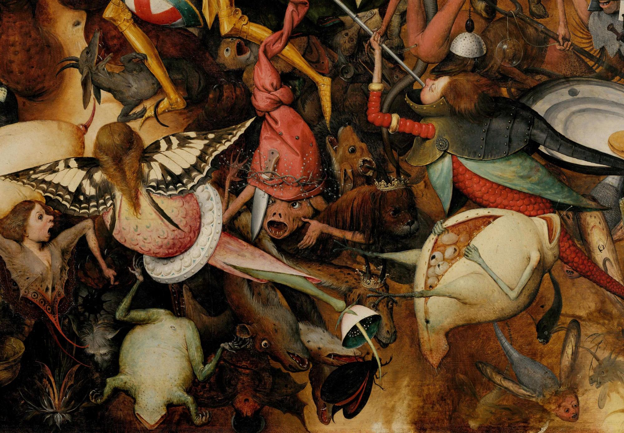 Reprodukcija „Puolusių angelų kritimas“, Pieter Bruegel The Elder