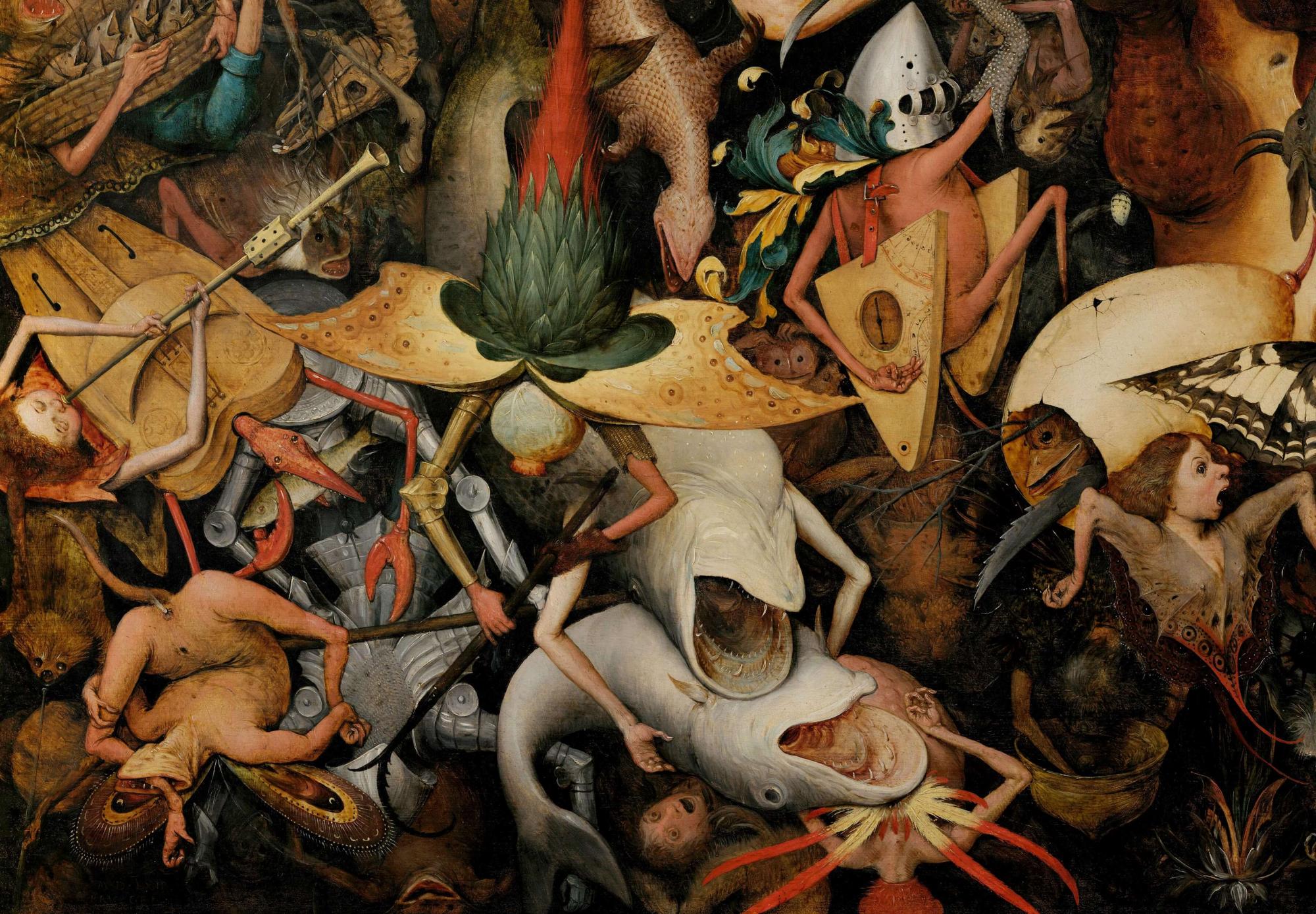 Reprodukcija „Puolusių angelų kritimas“, Pieter Bruegel The Elder