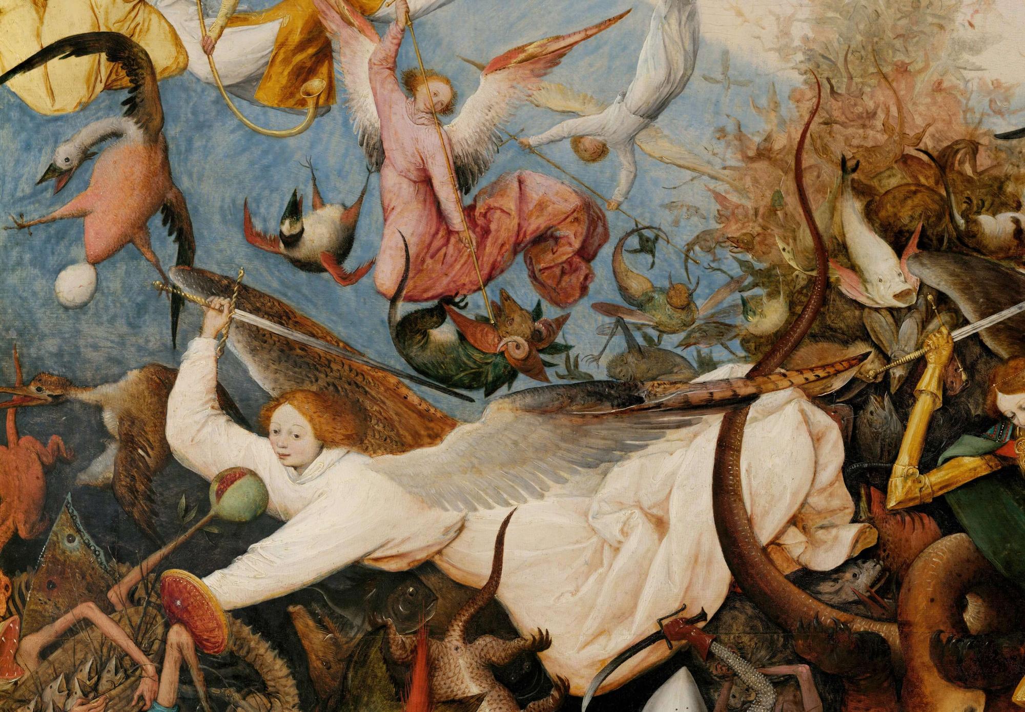 Reprodukcija „Puolusių angelų kritimas“, Pieter Bruegel The Elder